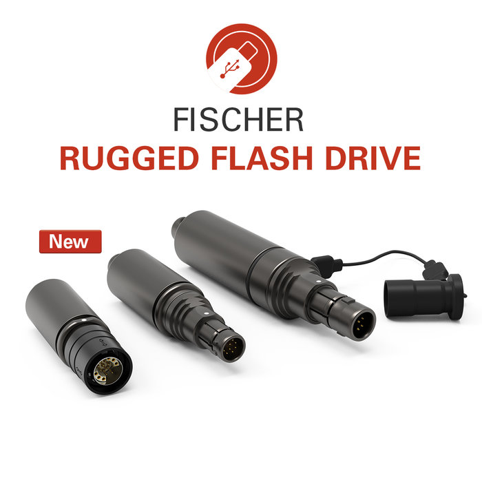 La clé USB durcie de Fischer Connectors est maintenant cinq fois plus rapide en USB 3.0